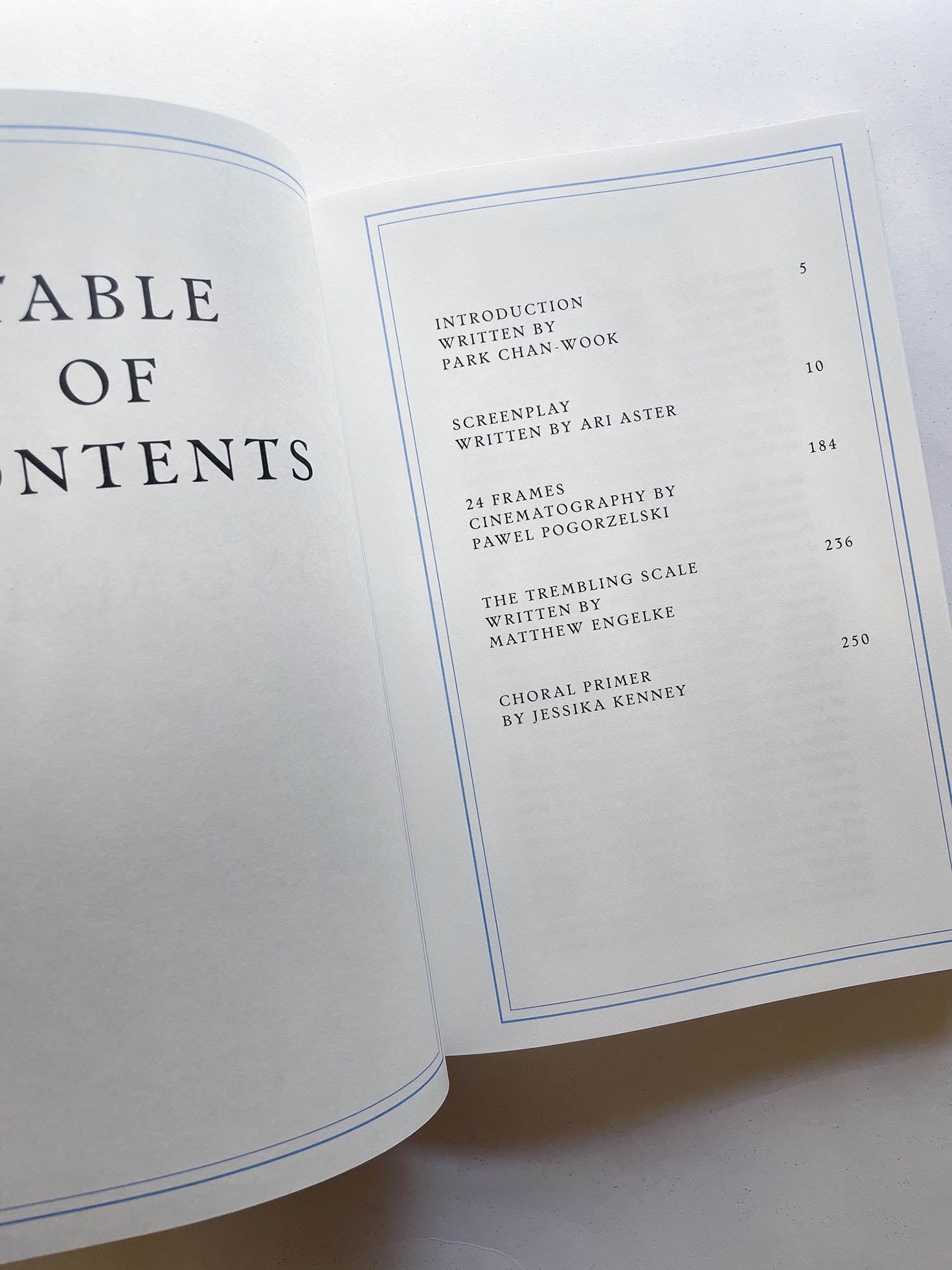 MIDSOMMAR SCREENPLAY BOOK / Ari Aster