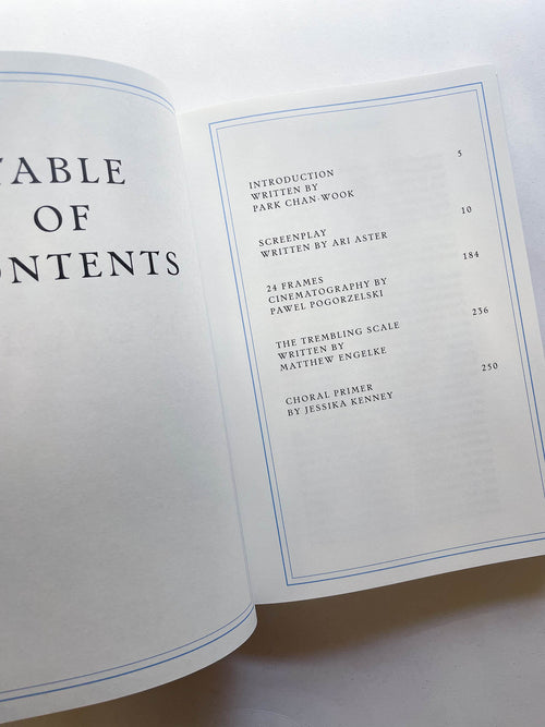 MIDSOMMAR SCREENPLAY BOOK / Ari Aster