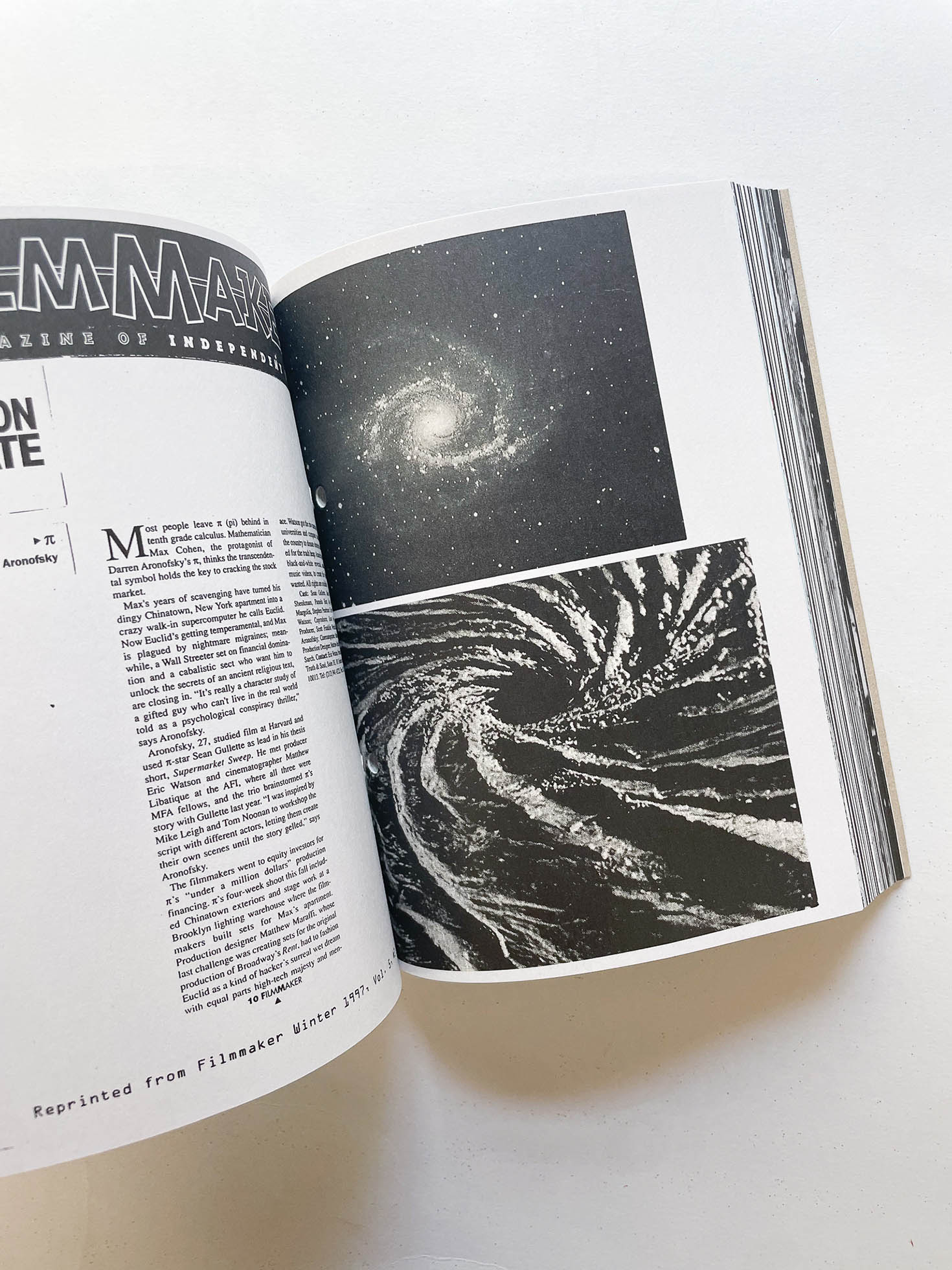 PI: THE GUERILLA DIARIES / Darren Aronofsky