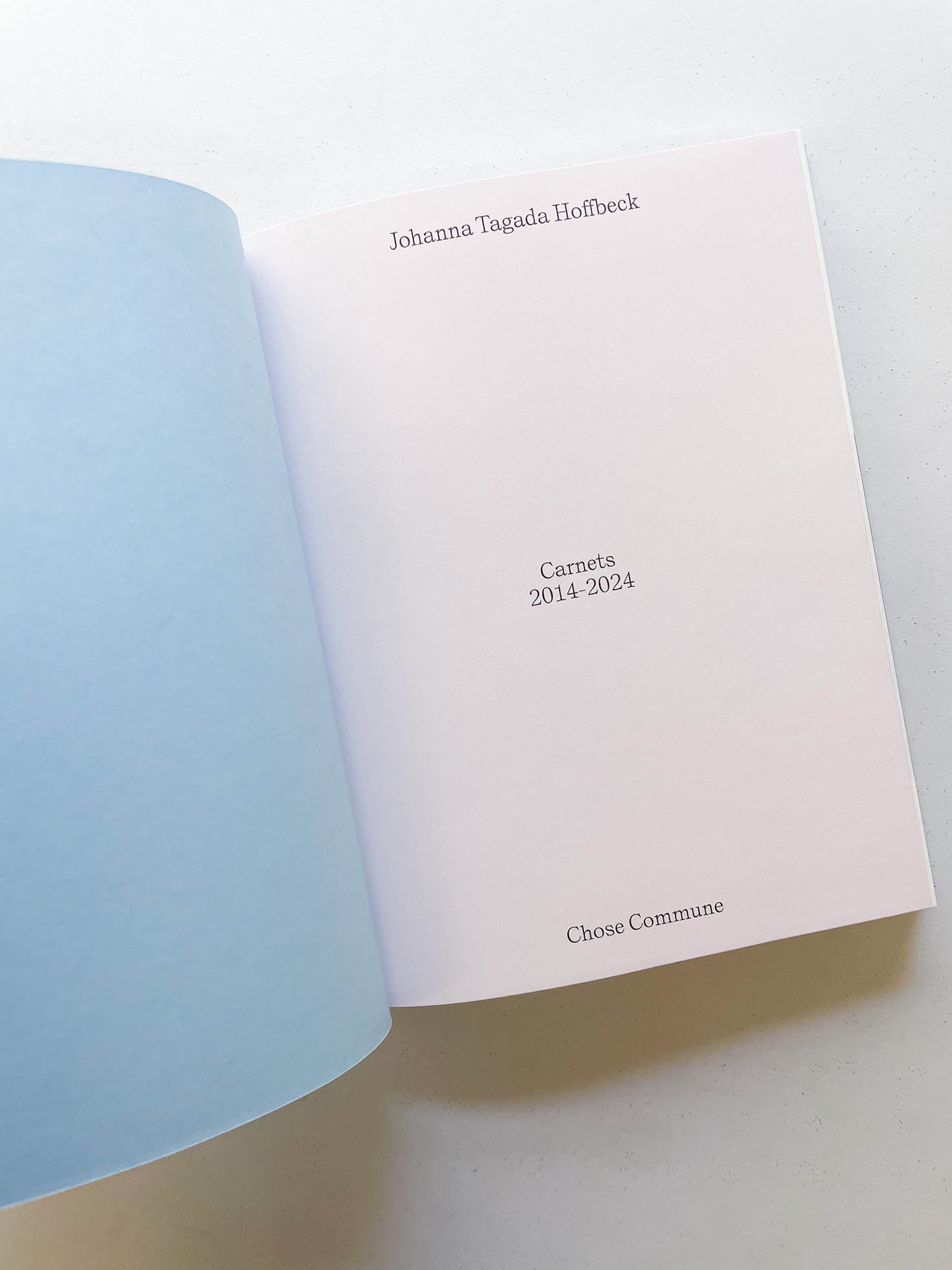 CARNETS / Johanna Tagada Hoffbeck