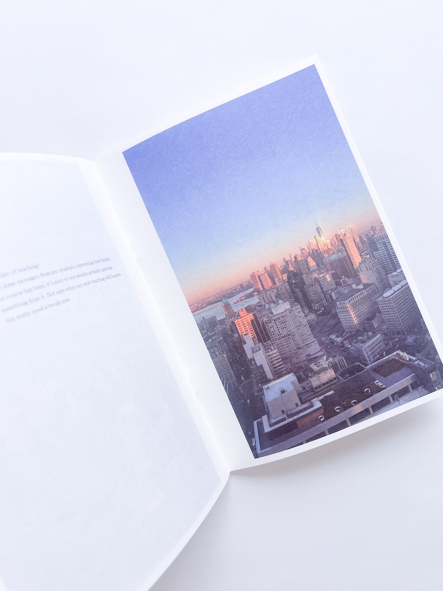 I wake up at 6:45 A.M. 2 days every week to teach, and this is the view from my window before I turn on my laptop. / Joyce Shi