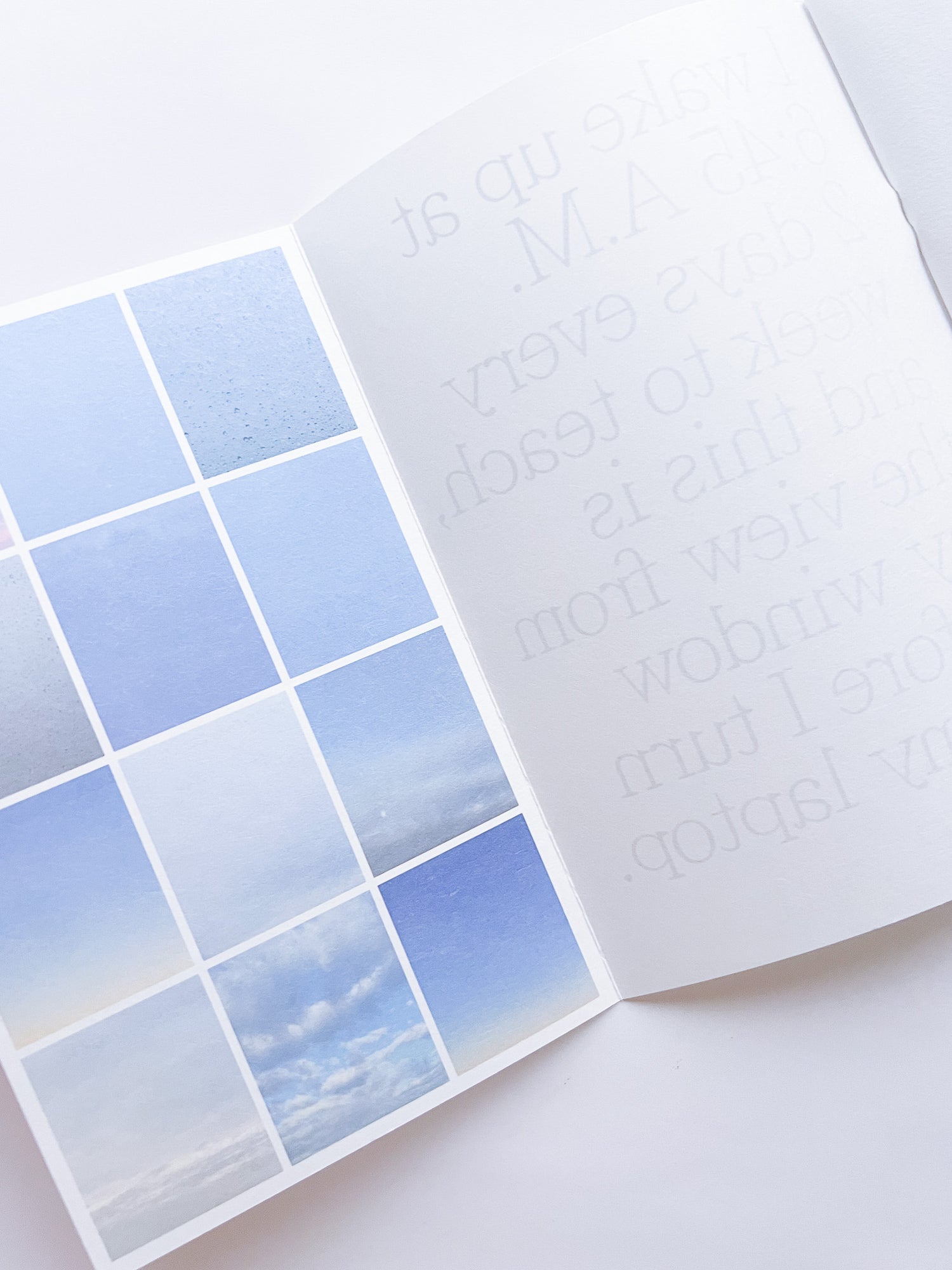 I wake up at 6:45 A.M. 2 days every week to teach, and this is the view from my window before I turn on my laptop. / Joyce Shi