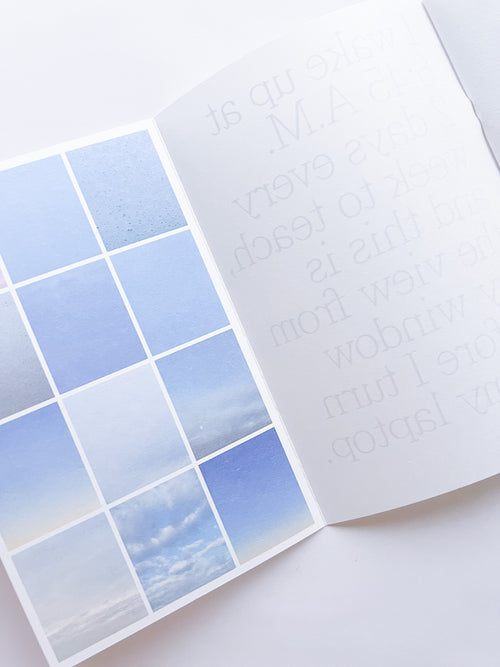 I wake up at 6:45 A.M. 2 days every week to teach, and this is the view from my window before I turn on my laptop. / Joyce Shi