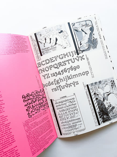 Revue Faire n°43 — A typeface: “Typographic writing”