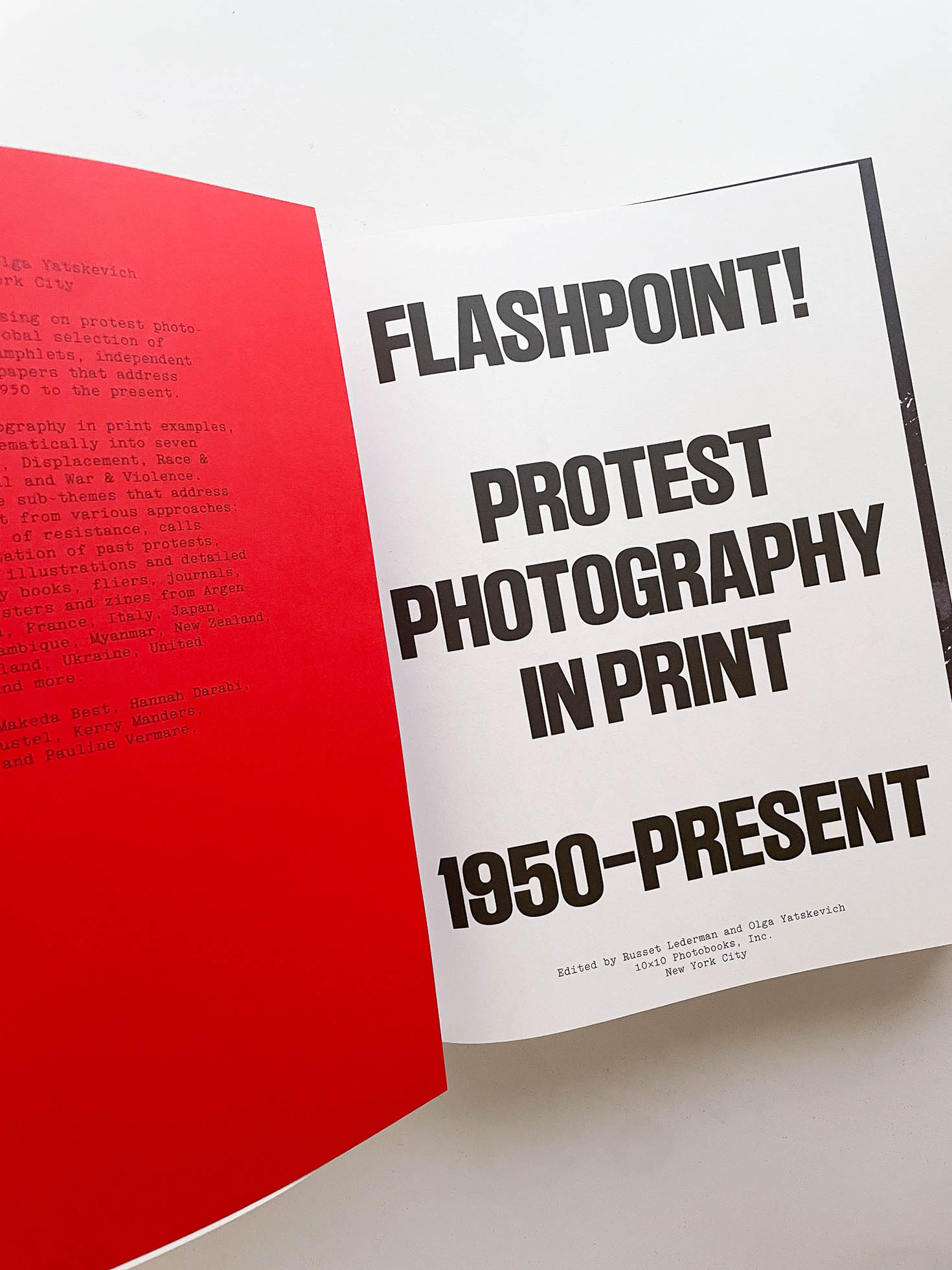 Flashpoint! Protest Photography in Print, 1950-Present