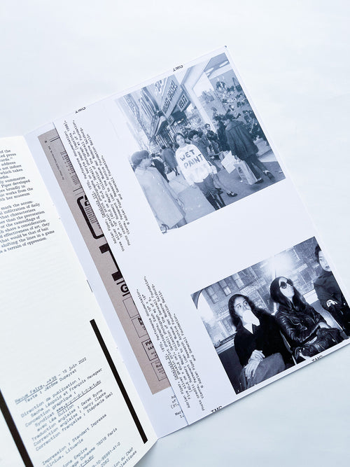 Revue Faire n°39 — A series of cards and performances: My Calling (Card) #1 #2 #3 by Adrian Piper