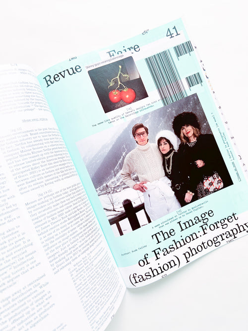 Revue Faire n°41 — The Image of Fashion: Forget (fashion) photography?