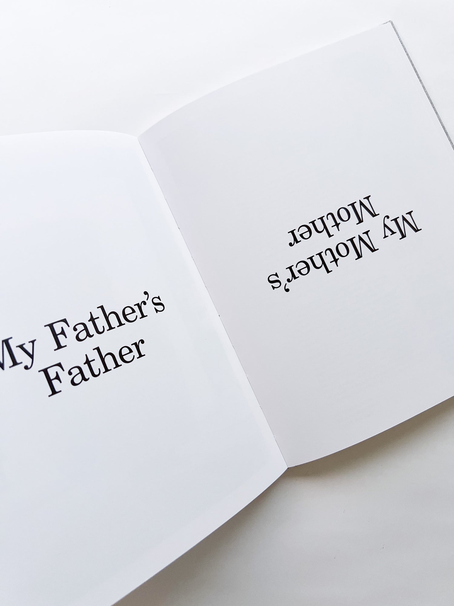 TOOS and TINY, My mother's mother, My father's father / Jaap Scheeren