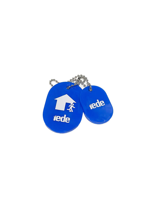 iede keychain (blue)