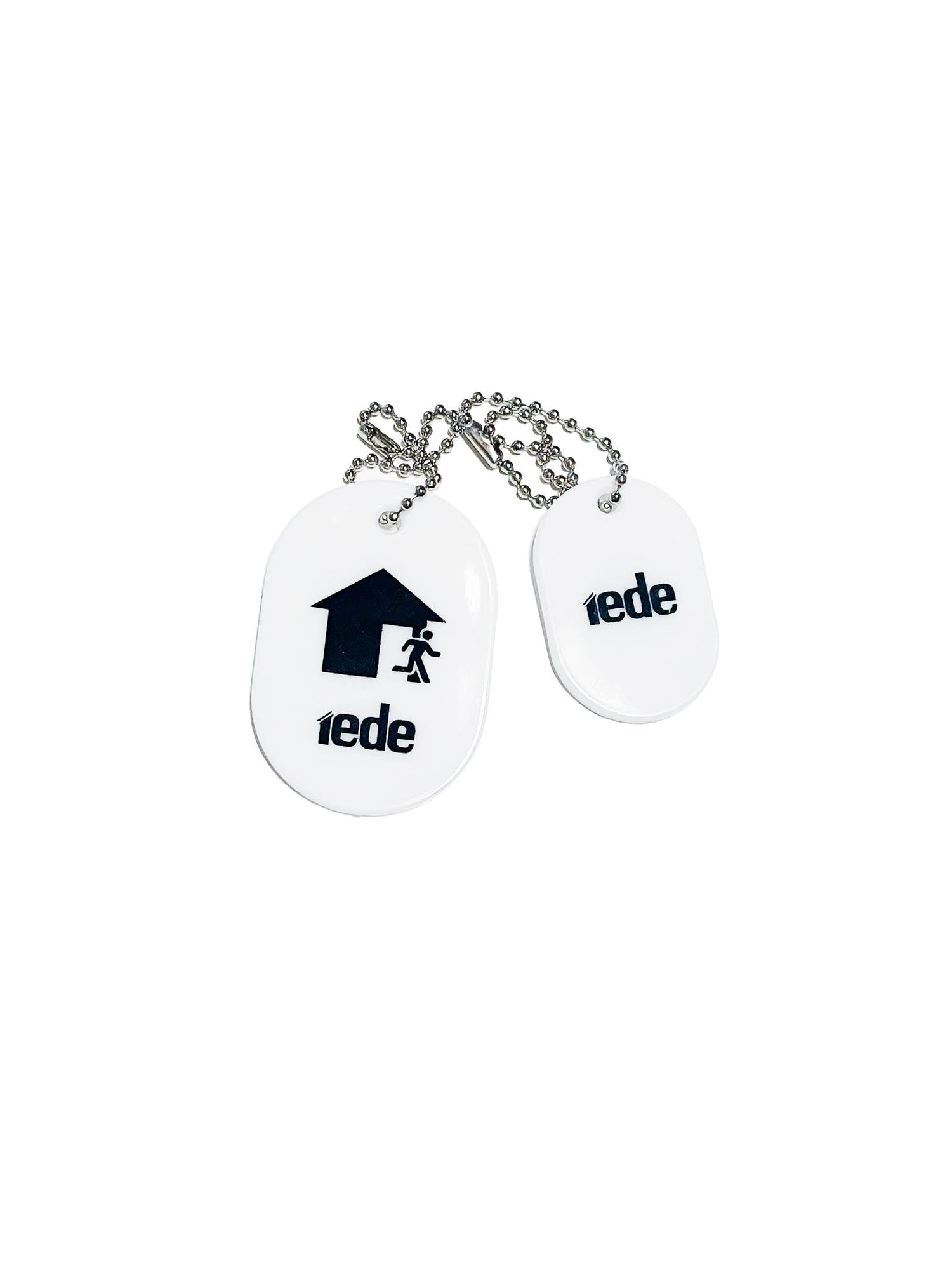 iede keychain (white)