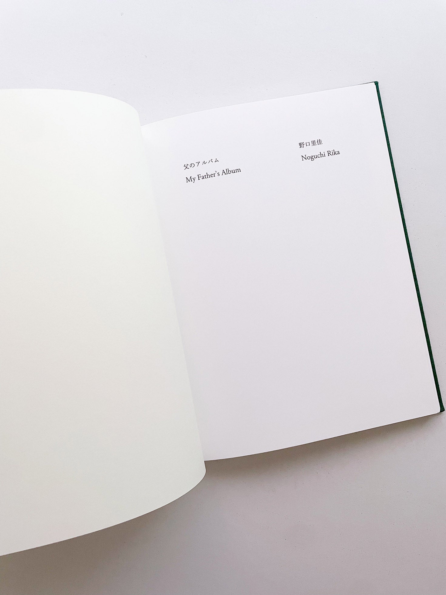 My Father's Album / Noguchi Rika