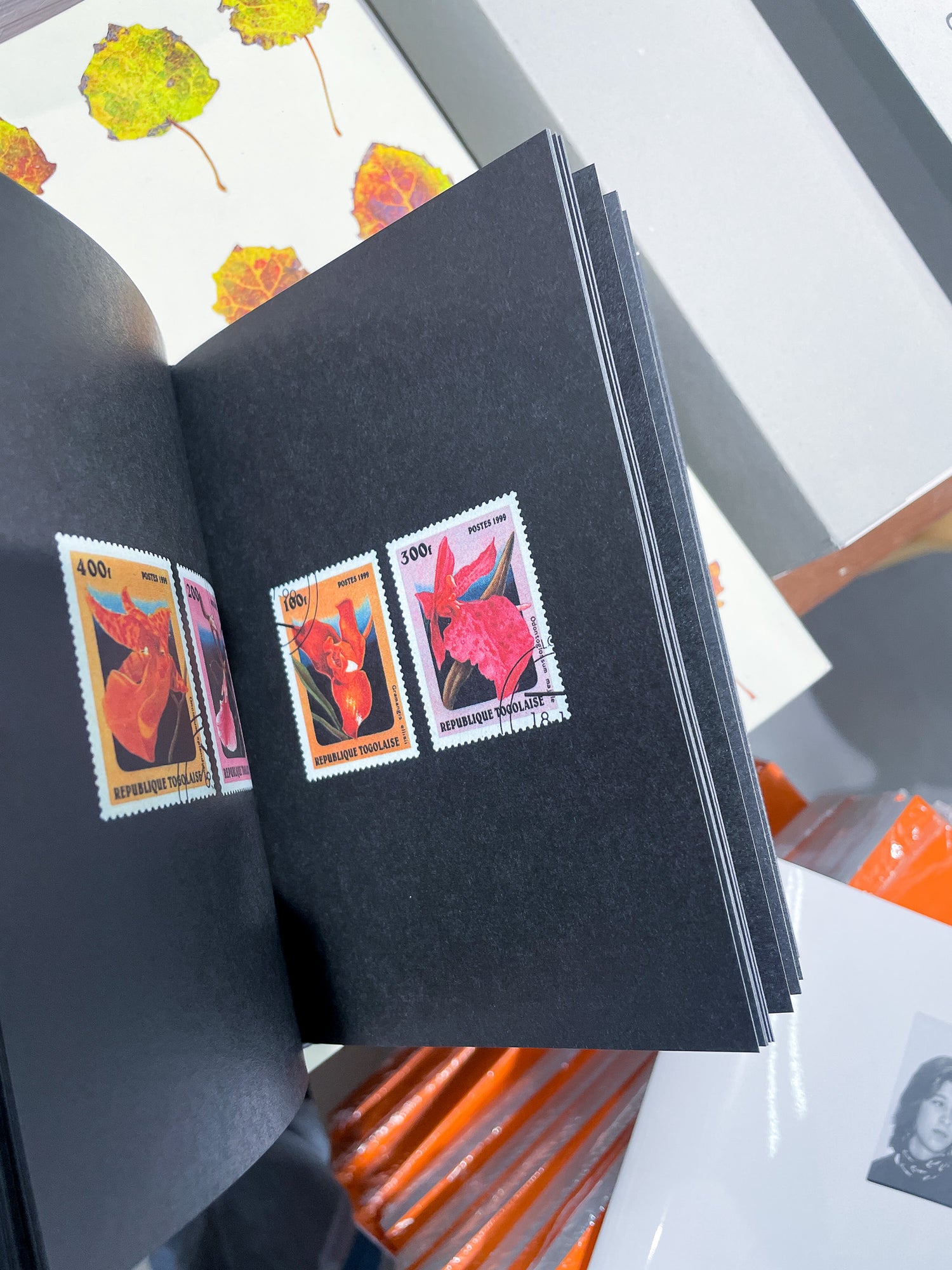 Flower Stamps / Charles Deroyan