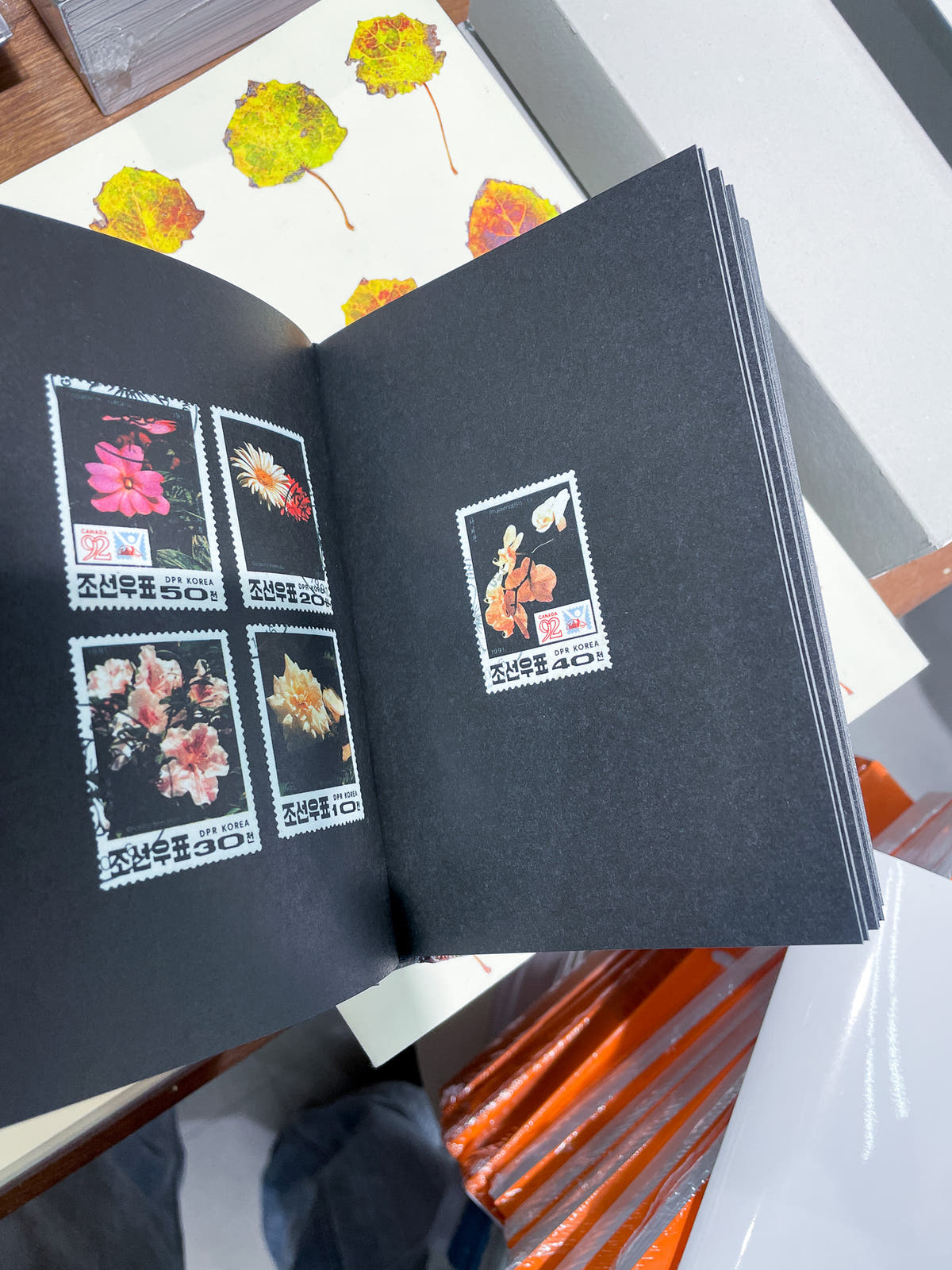 Flower Stamps / Charles Deroyan