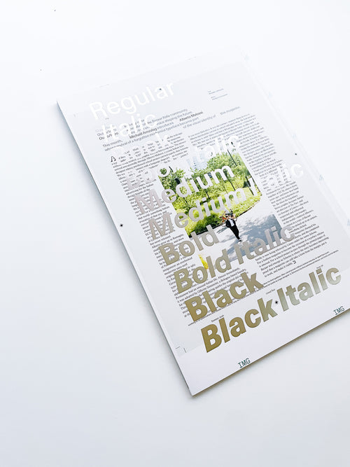 Revue Fairen n°30 bis — Types of types: the typographic specimen by Lineto.