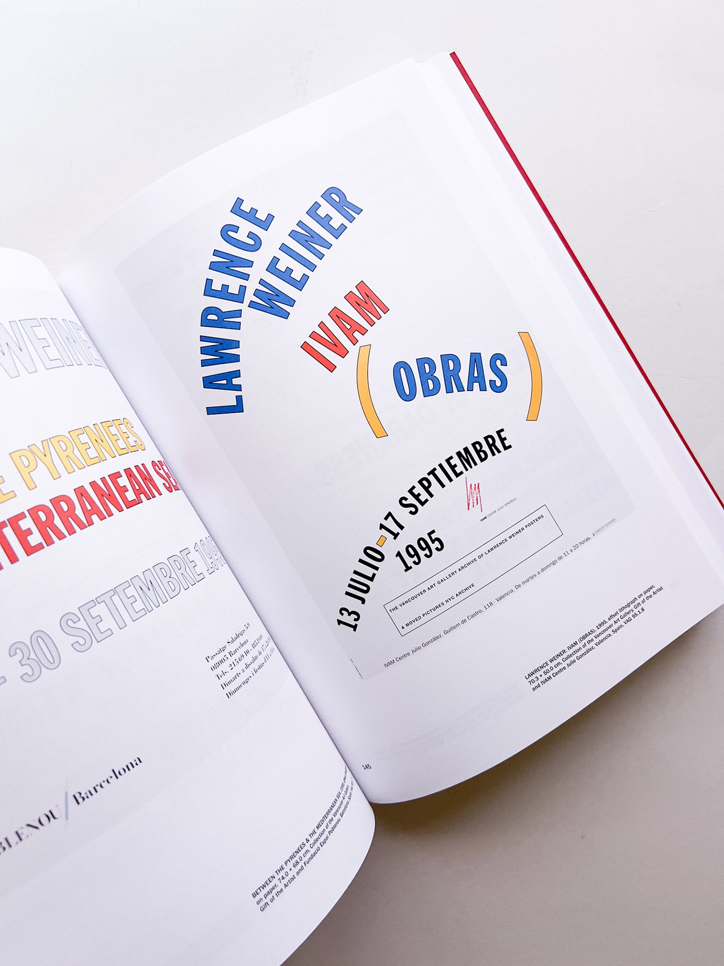 OF & ABOUT POSTERS: THE LAWRENCE WEINER POSTER ARCHIVE (1965-2021) / Lawrence Weiner