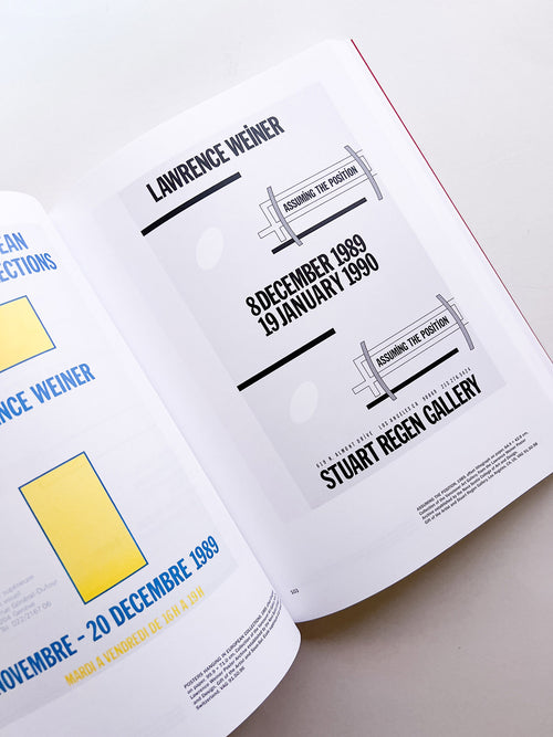 OF & ABOUT POSTERS: THE LAWRENCE WEINER POSTER ARCHIVE (1965-2021) / Lawrence Weiner