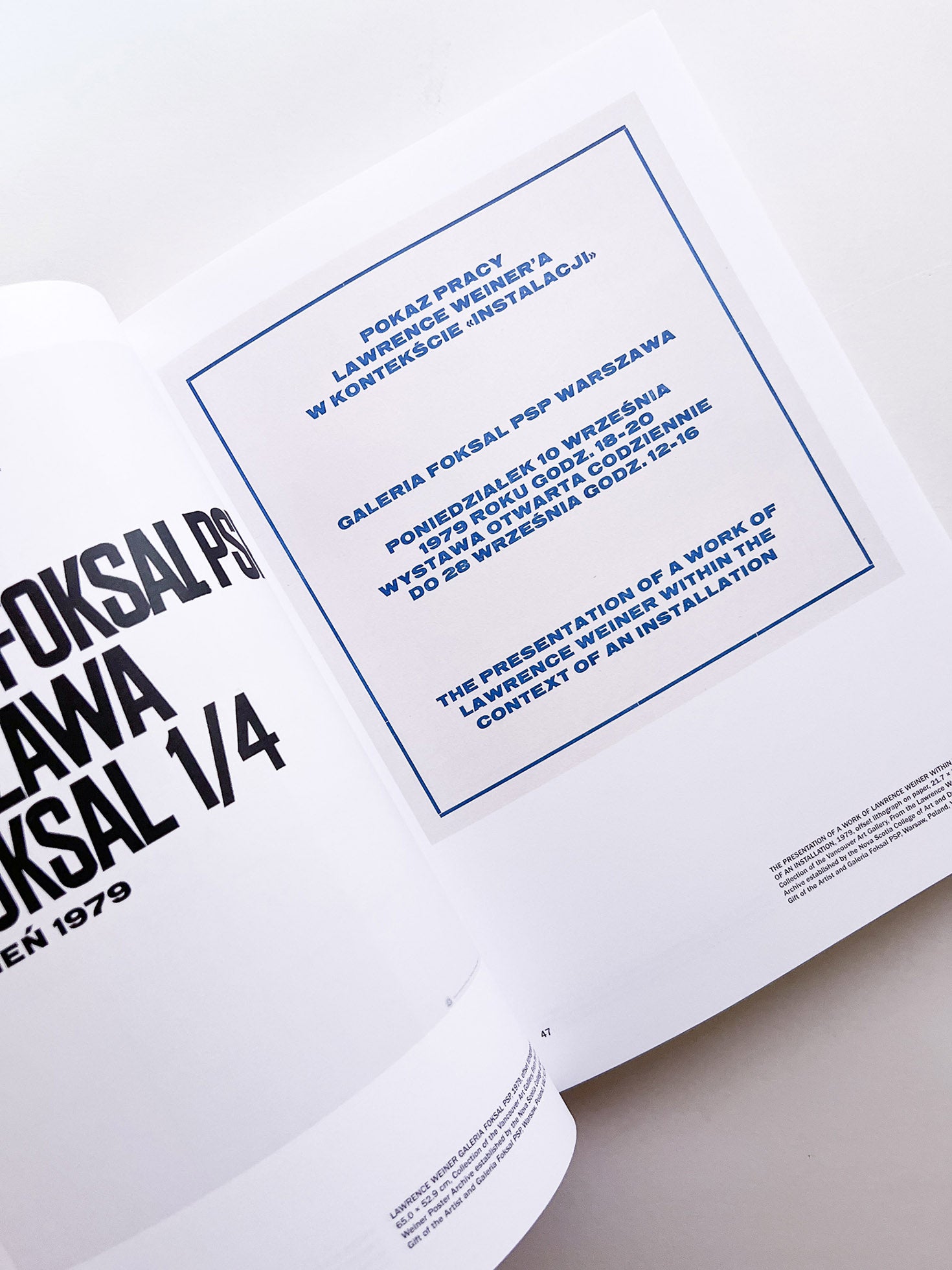 OF & ABOUT POSTERS: THE LAWRENCE WEINER POSTER ARCHIVE (1965-2021) / Lawrence Weiner