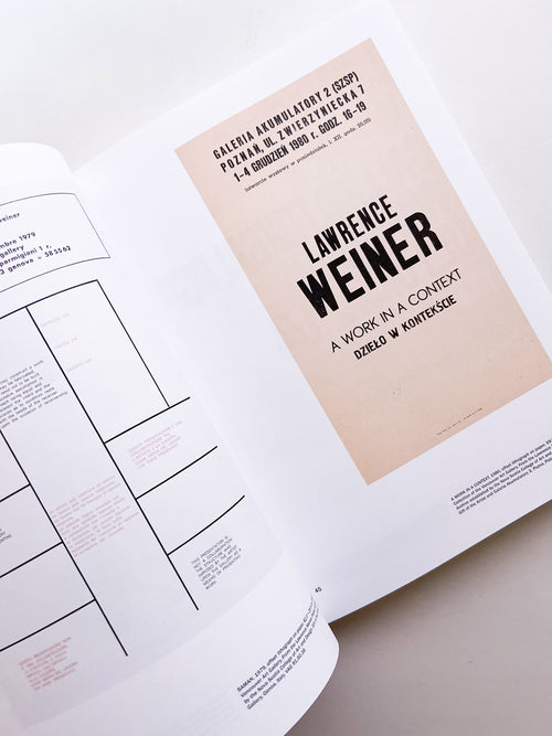 OF & ABOUT POSTERS: THE LAWRENCE WEINER POSTER ARCHIVE (1965-2021) / Lawrence Weiner