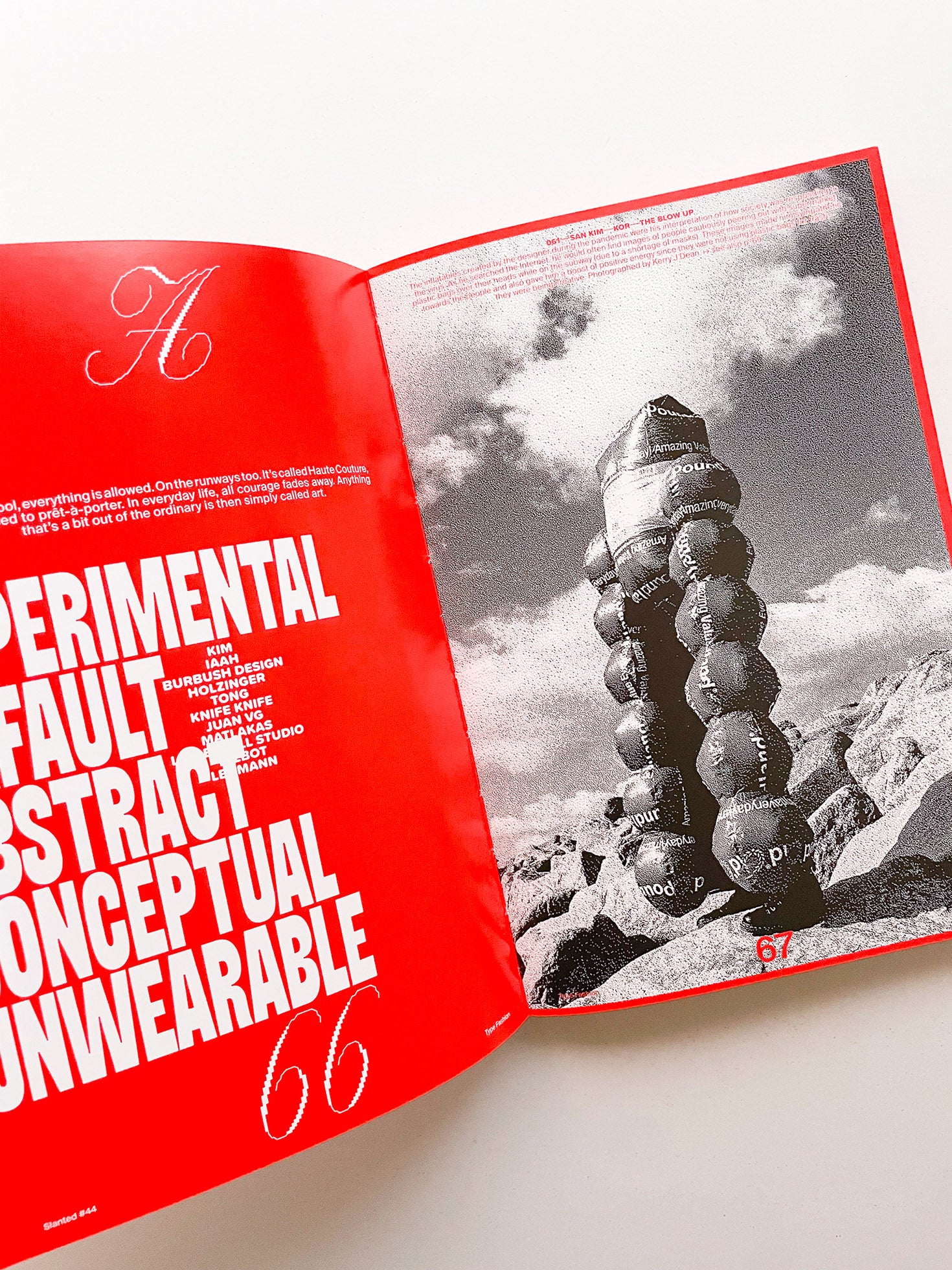 Slanted Magazine #44 Type Fashion