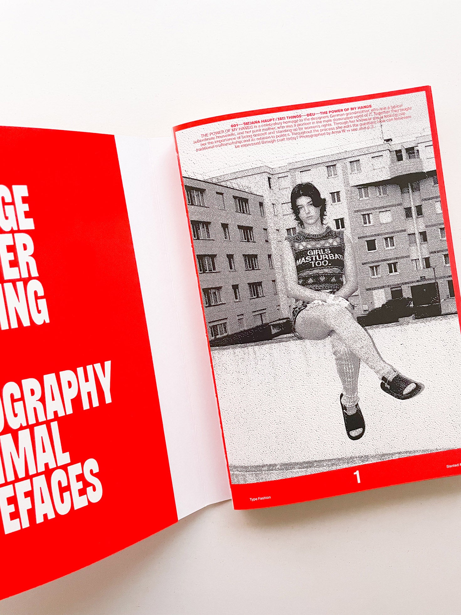 Slanted Magazine #44 Type Fashion