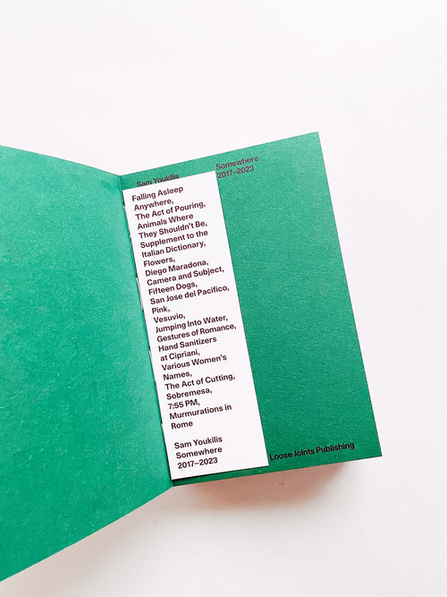 SOMEWHERE 2017-2023 / Sam Youkilis