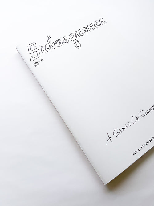 Subsequence  volume 08