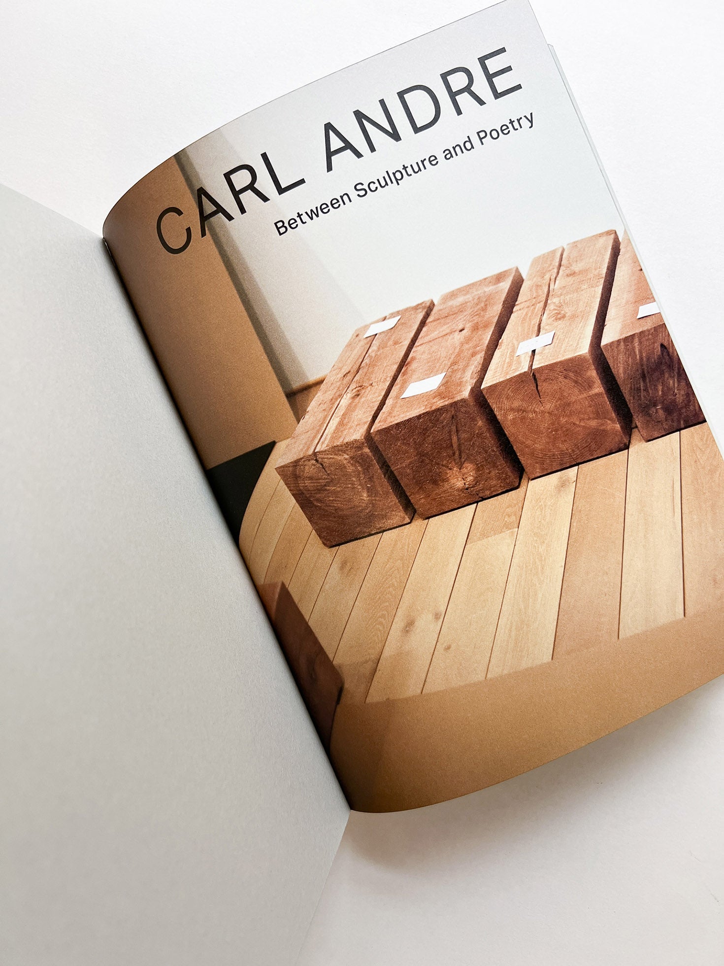 Between Sculpture and Poetry / CARL ANDRE　