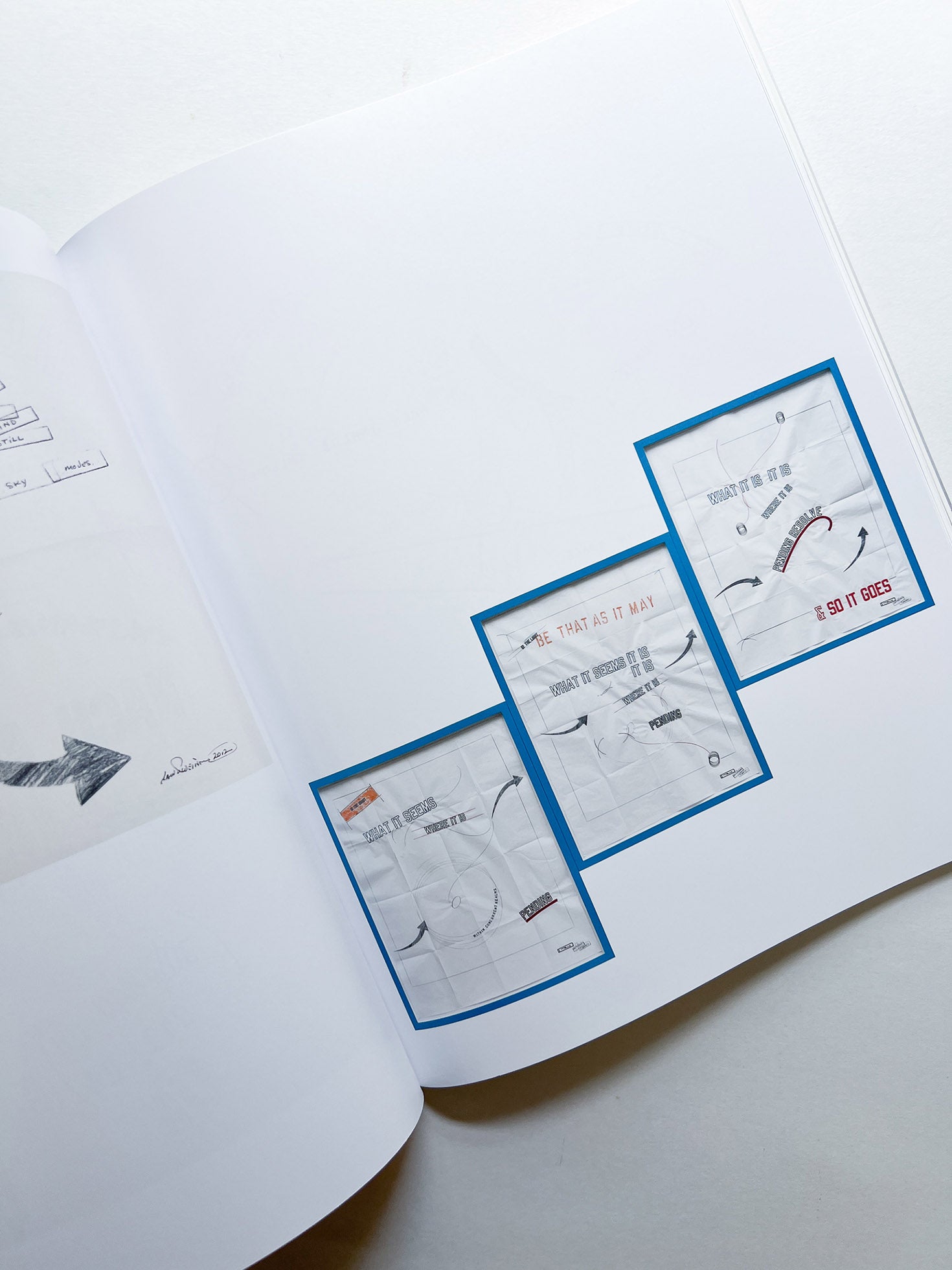 Written on the wind: Lawrence Weiner Drawings