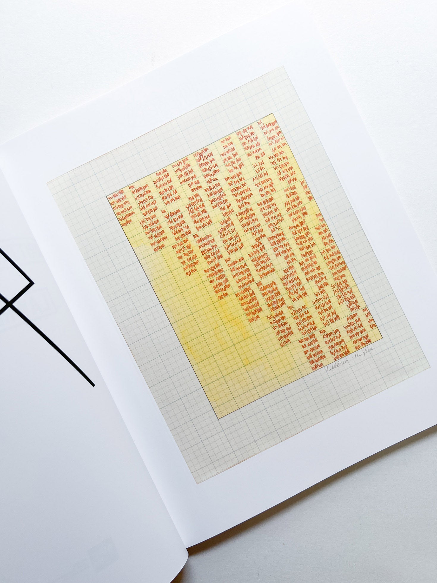 Written on the wind: Lawrence Weiner Drawings