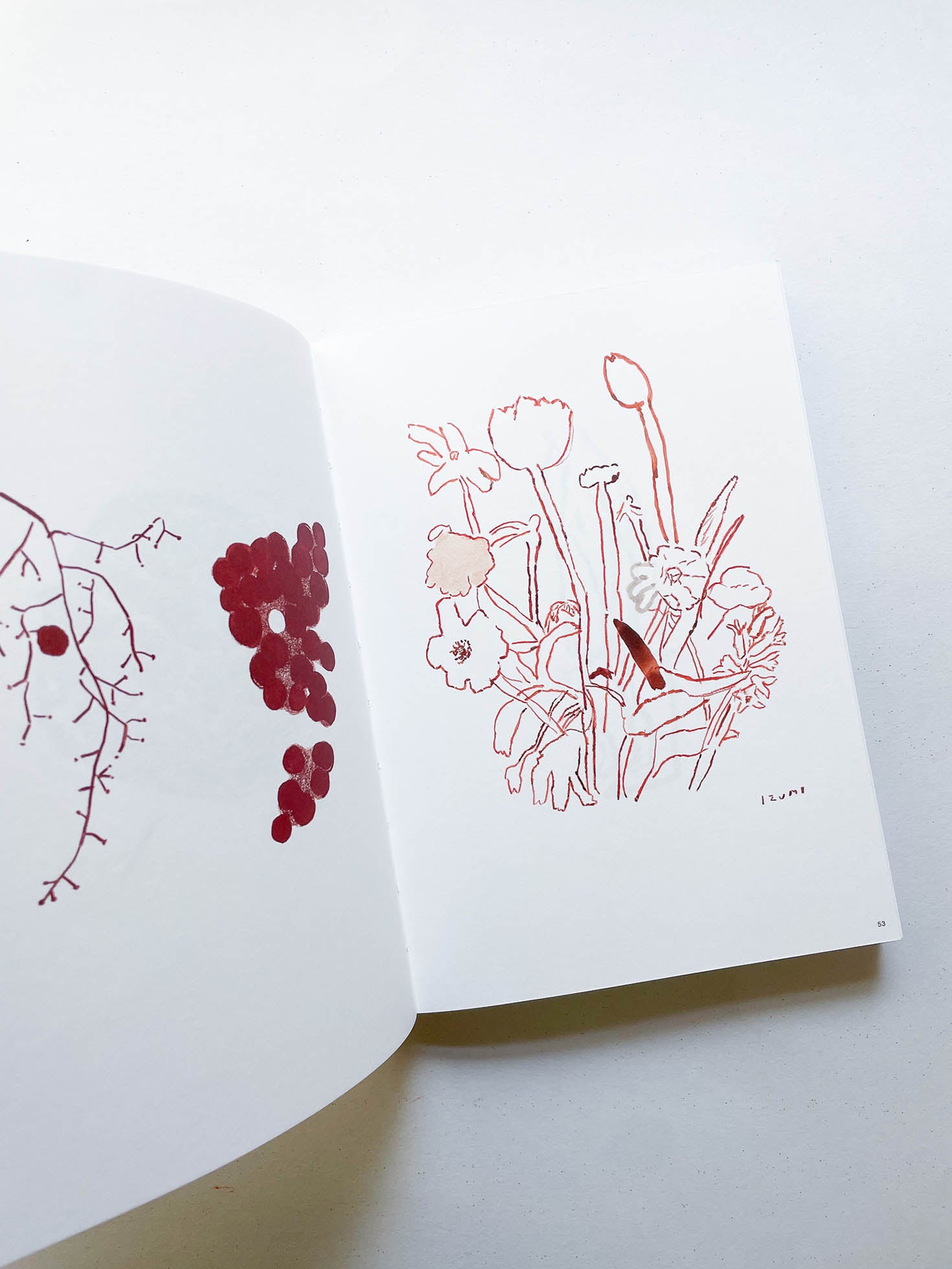 PEN, PENCIL, PEOPLE, ANIMALS AND PLANTS / Izumi Shiokawa [SIGNED]