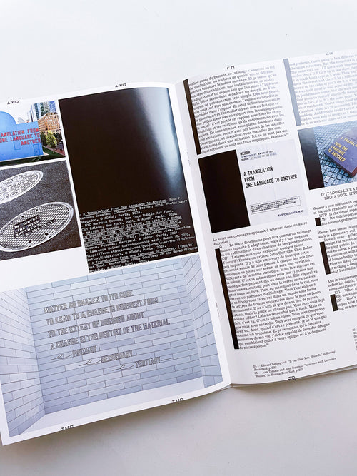 Revue Faire n°49 — Lawrence Weiner: We Are Ships at Sea, Not Ducks On a Pond