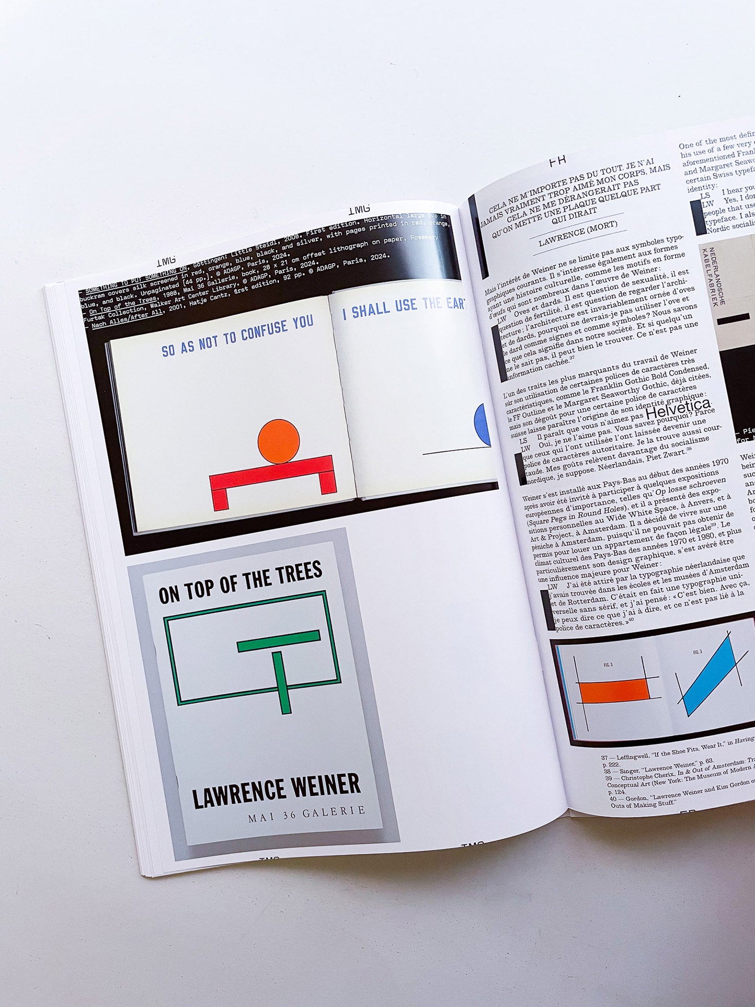 Revue Faire n°49 — Lawrence Weiner: We Are Ships at Sea, Not Ducks On a Pond