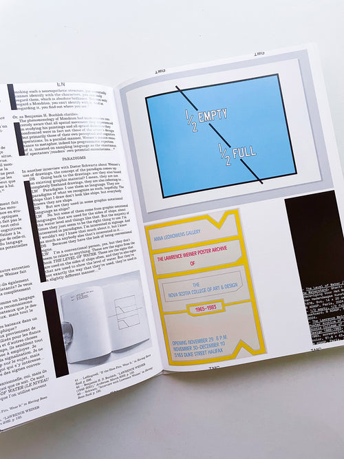 Revue Faire n°49 — Lawrence Weiner: We Are Ships at Sea, Not Ducks On a Pond