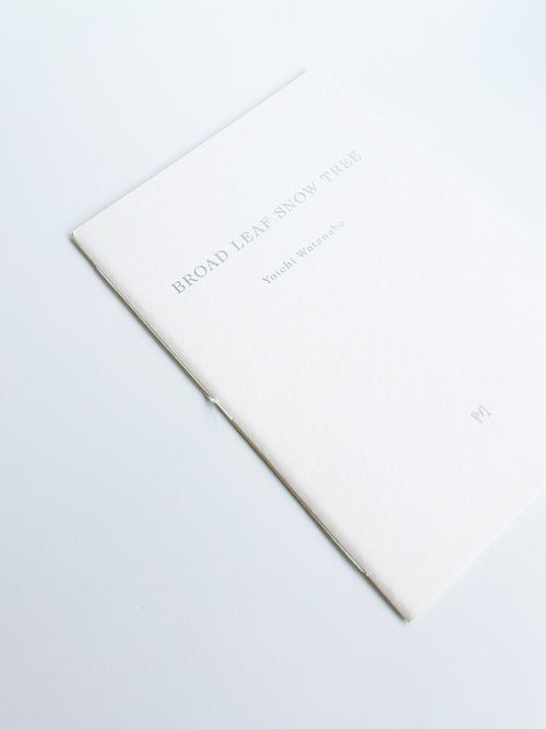 BROAD LEAF SNOW TREE / Yoichi Watanabe [PP Edition, SIGNED]