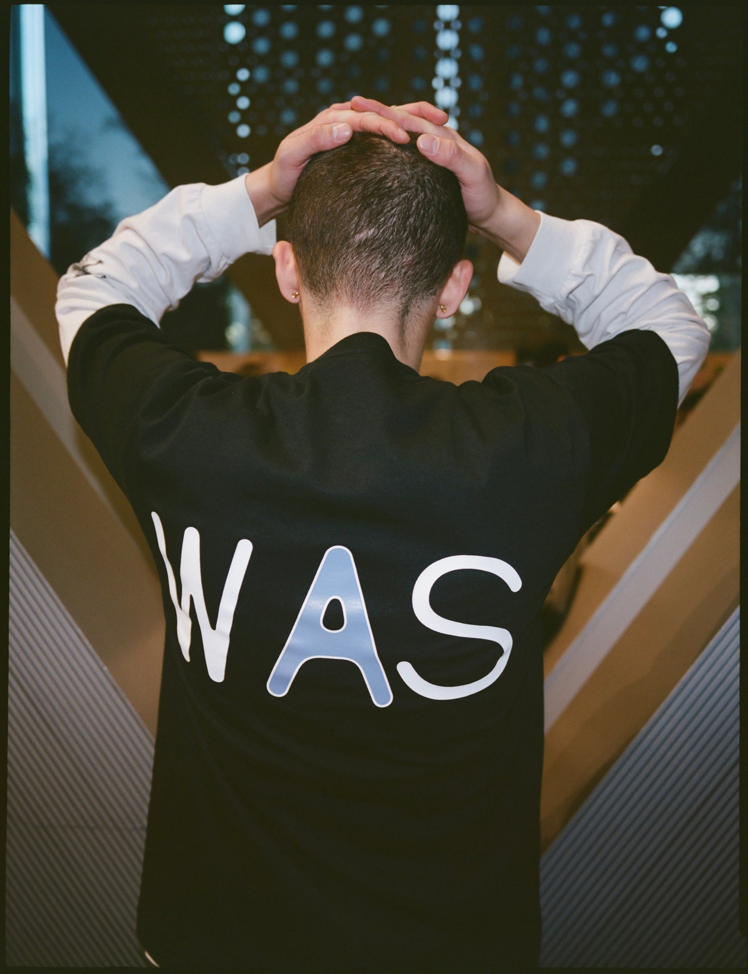 ”he was, he is” T-shirt (White)