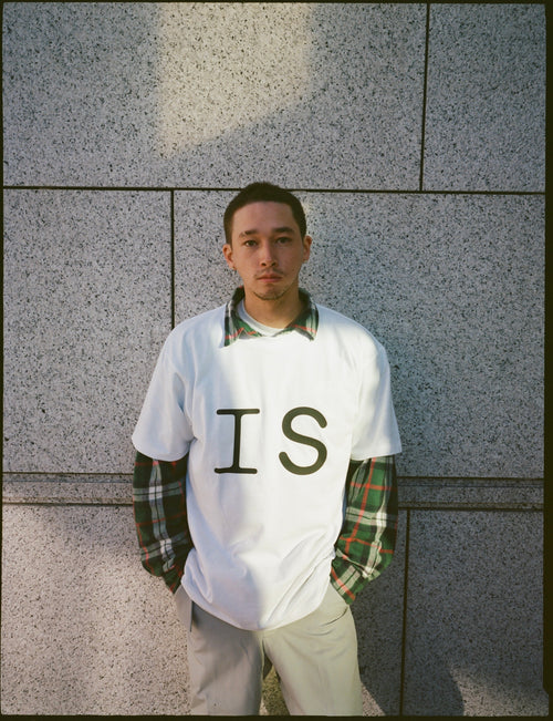 ”he was, he is” T-shirt (White)