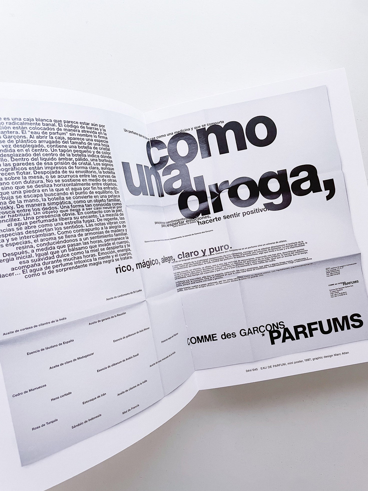 COMME DES GARÇONS PARFUMS 1994–2025