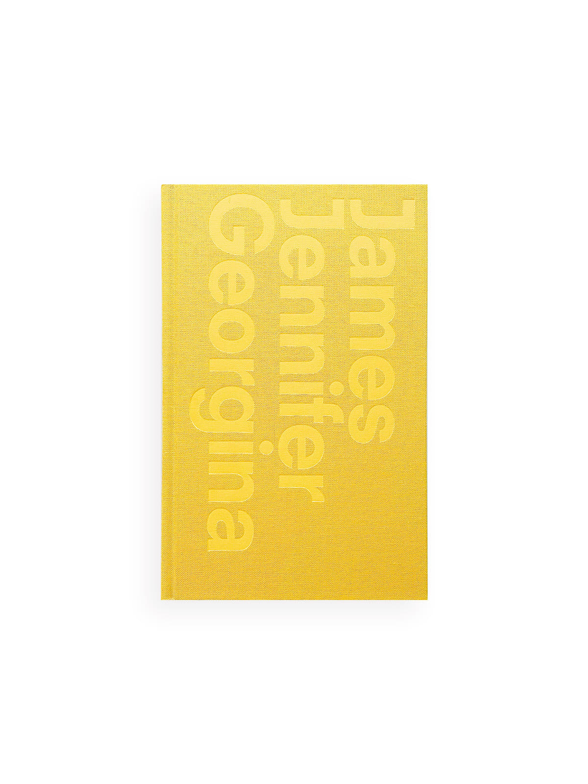 James Jennifer Georgina (The Yellow Book) / Irma Boom