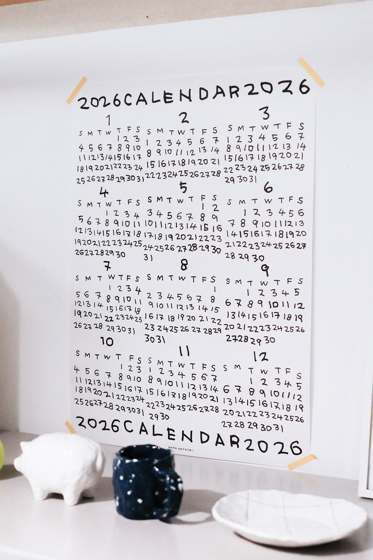 AONA HAYASHI 2026 POSTER [Roll/巻]