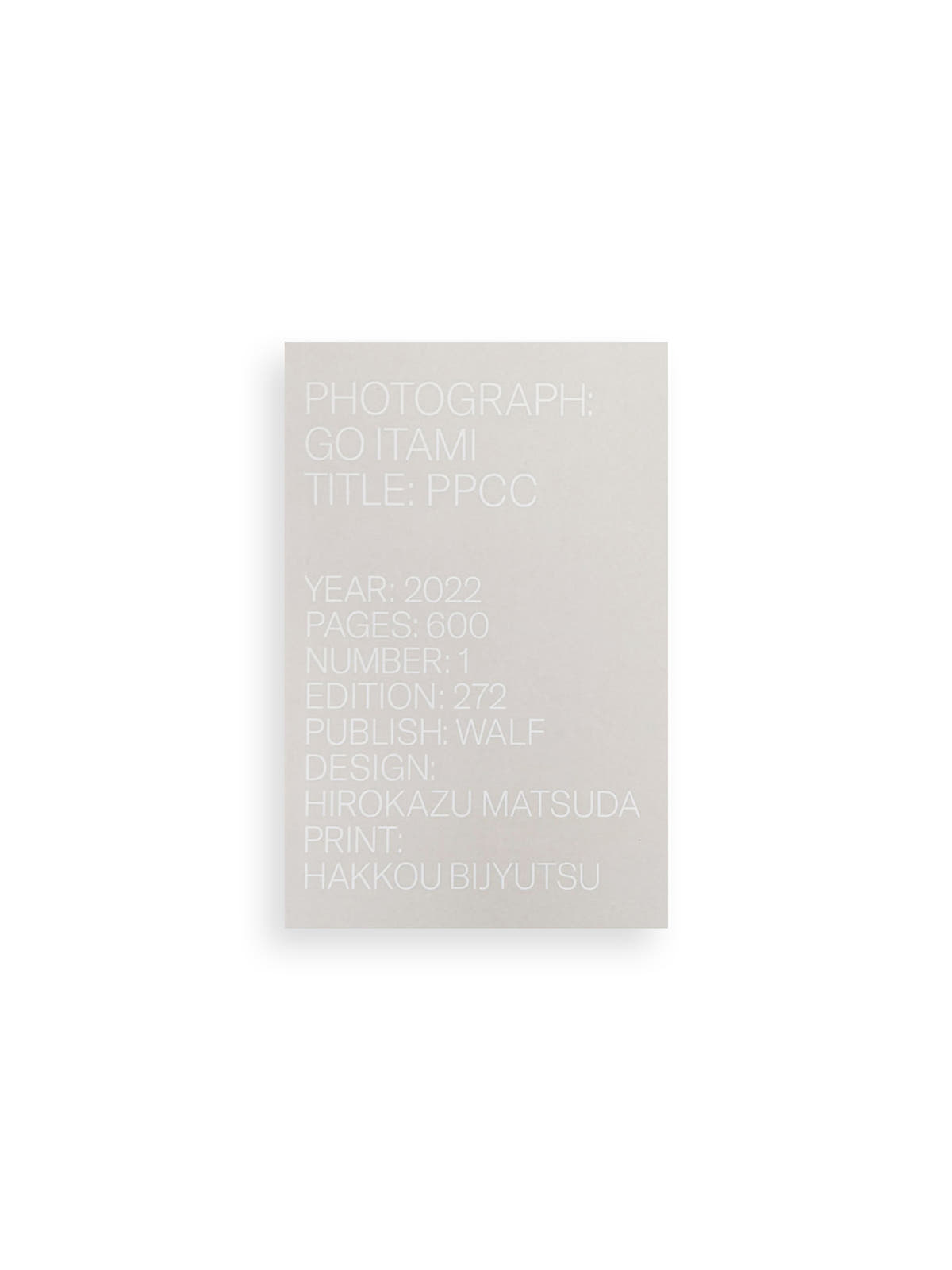 PPCC / Go Itami
