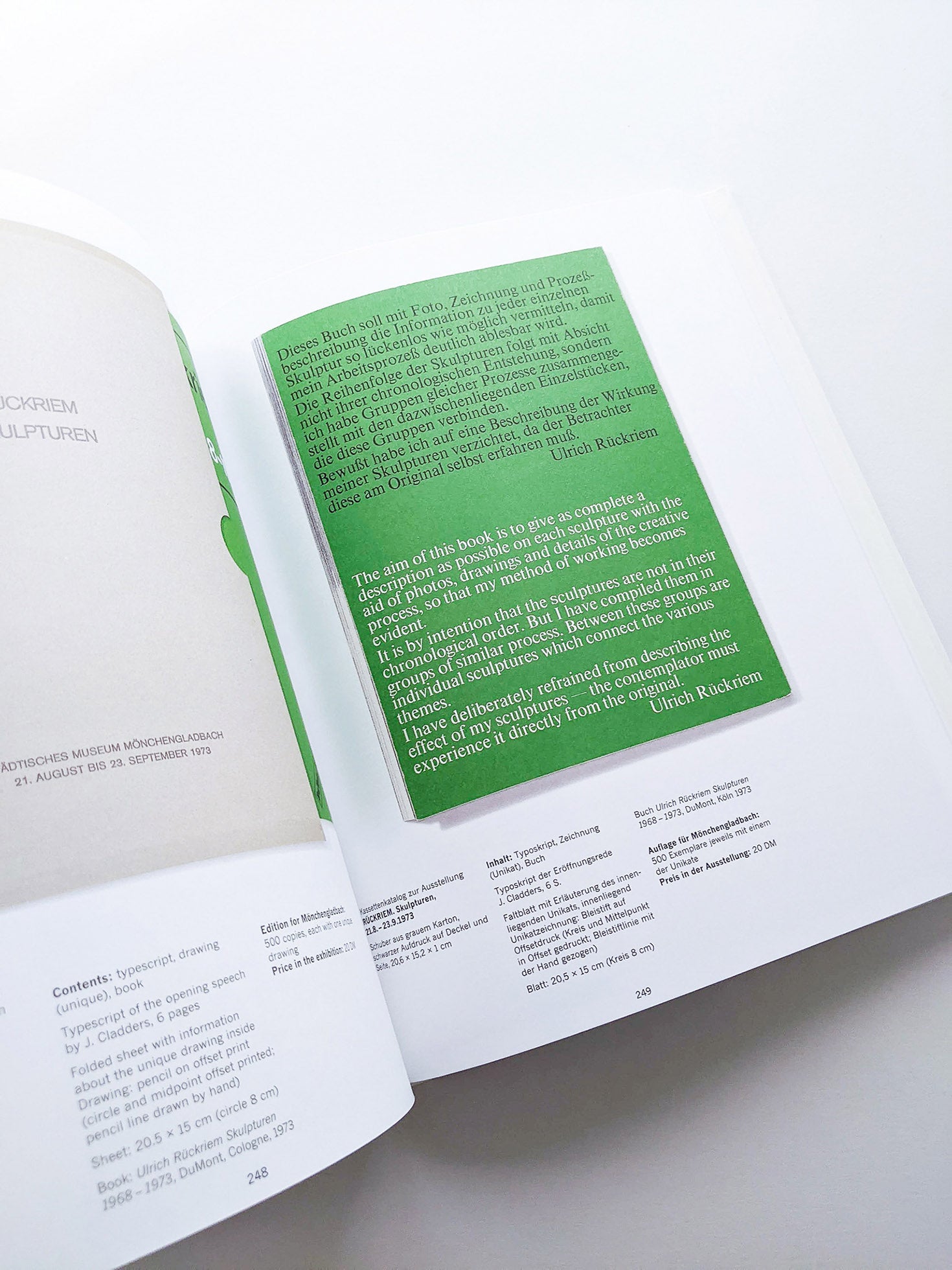 DIE KASSETTENKATALOGE DES STÄDTISCHEN MUSEUMS MÖNCHENGLADBACH