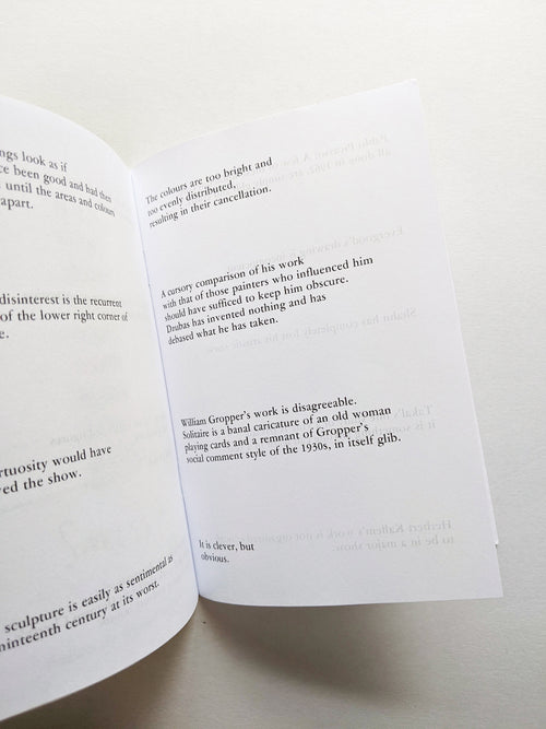 DONALD JUDD REVIEW INSULTS 1959-1975 / Michael Crowe