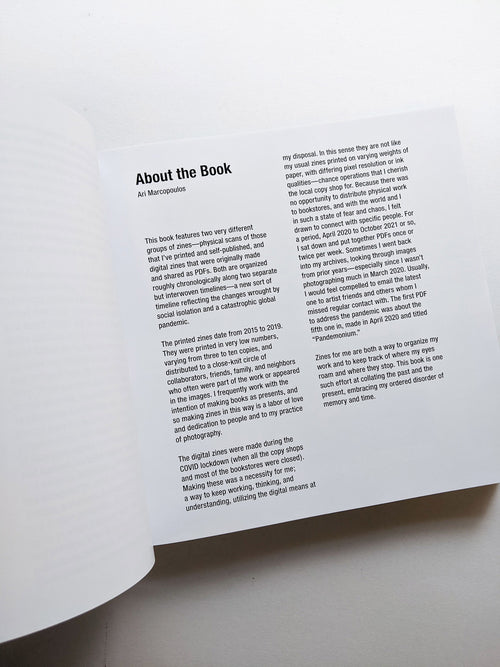 ARI MARCOPOULOS: ZINES / Ari Marcopoulos [SIGNED]