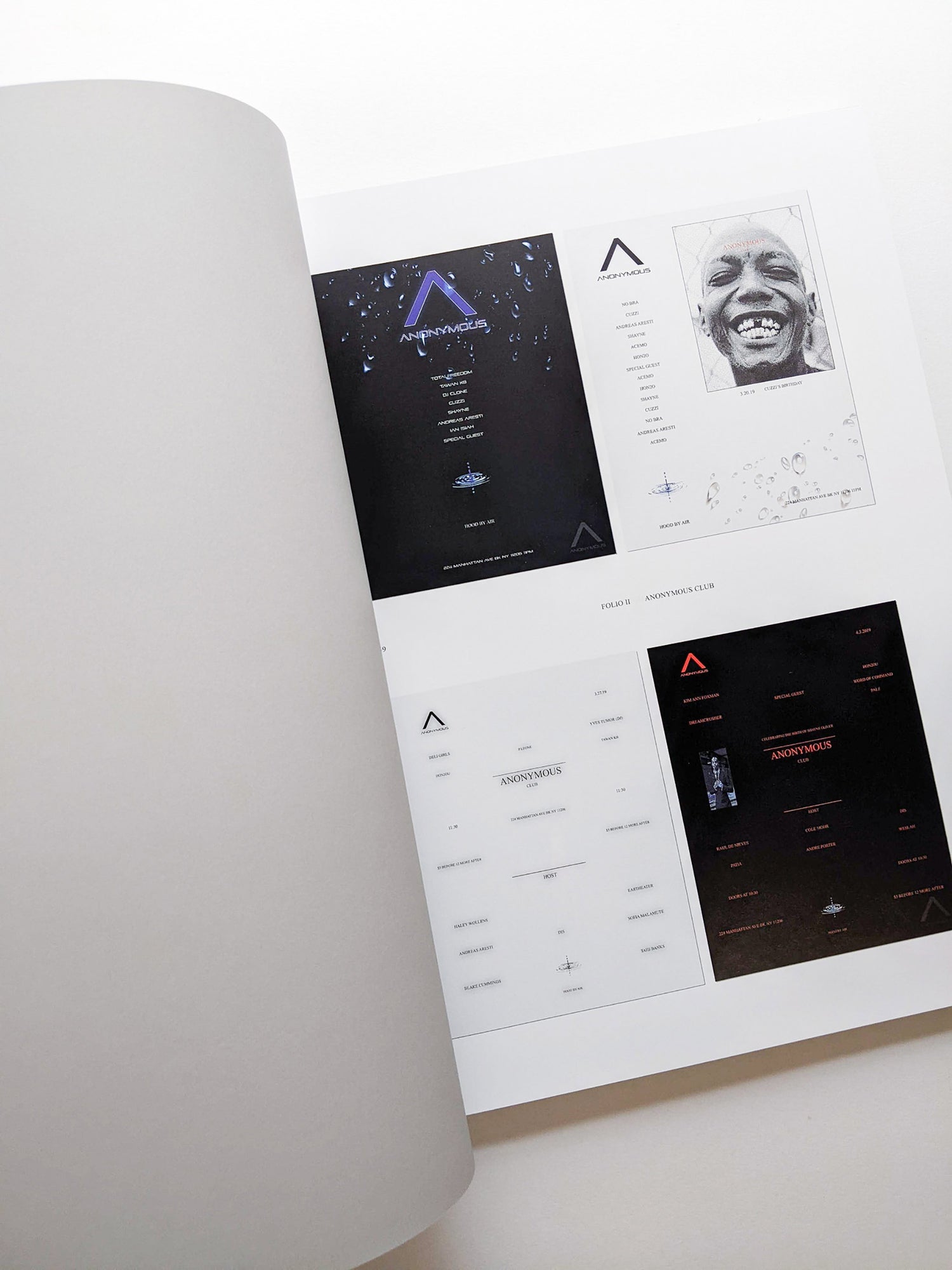 SCREENSAVERS. ANONYMOUS CLUB ARCHIVE 2017-2021 / Shayne Oliver