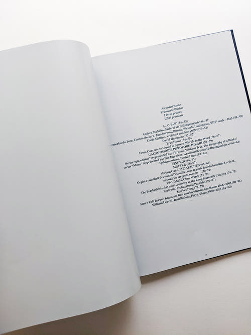 The Most Beautiful Swiss Books 2022