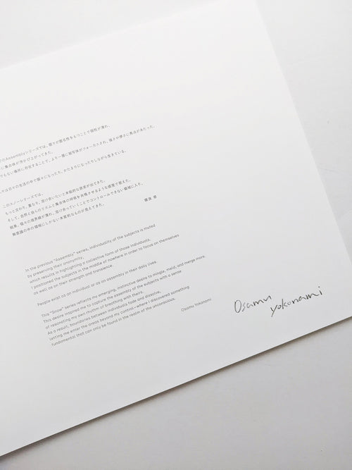 Assembly snow / Osamu Yokonami