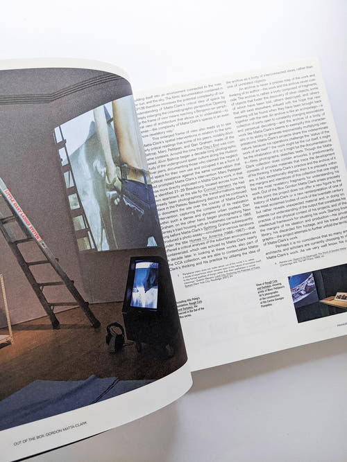 CP138 GORDON MATTA-CLARK: READINGS OF THE ARCHIVE / Gordon Matta-Clark
