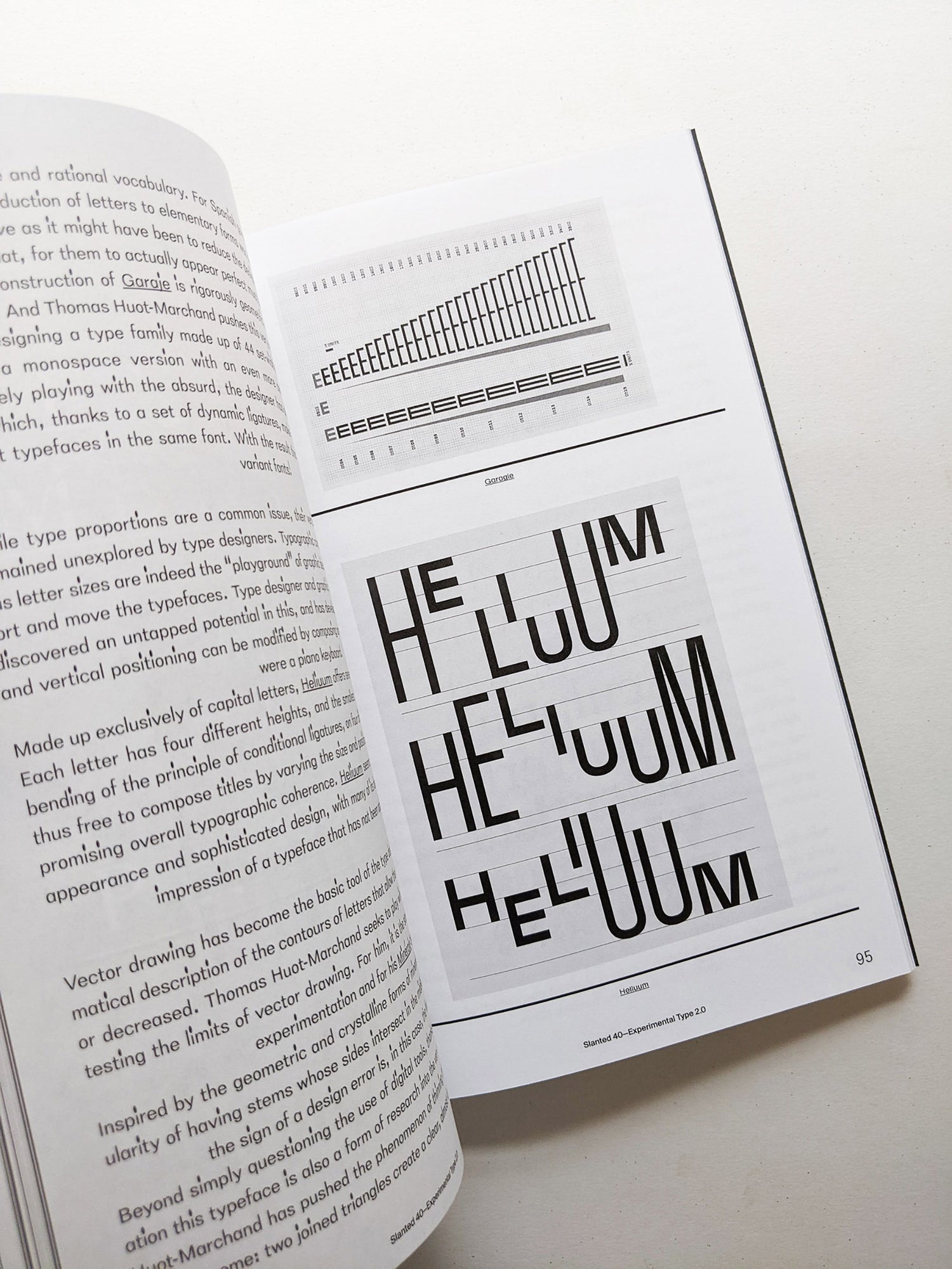 Slanted #40 Experimental Type 2.0 (extended bw reprint)