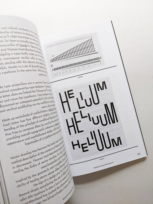 Slanted #40 Experimental Type 2.0 (extended bw reprint)