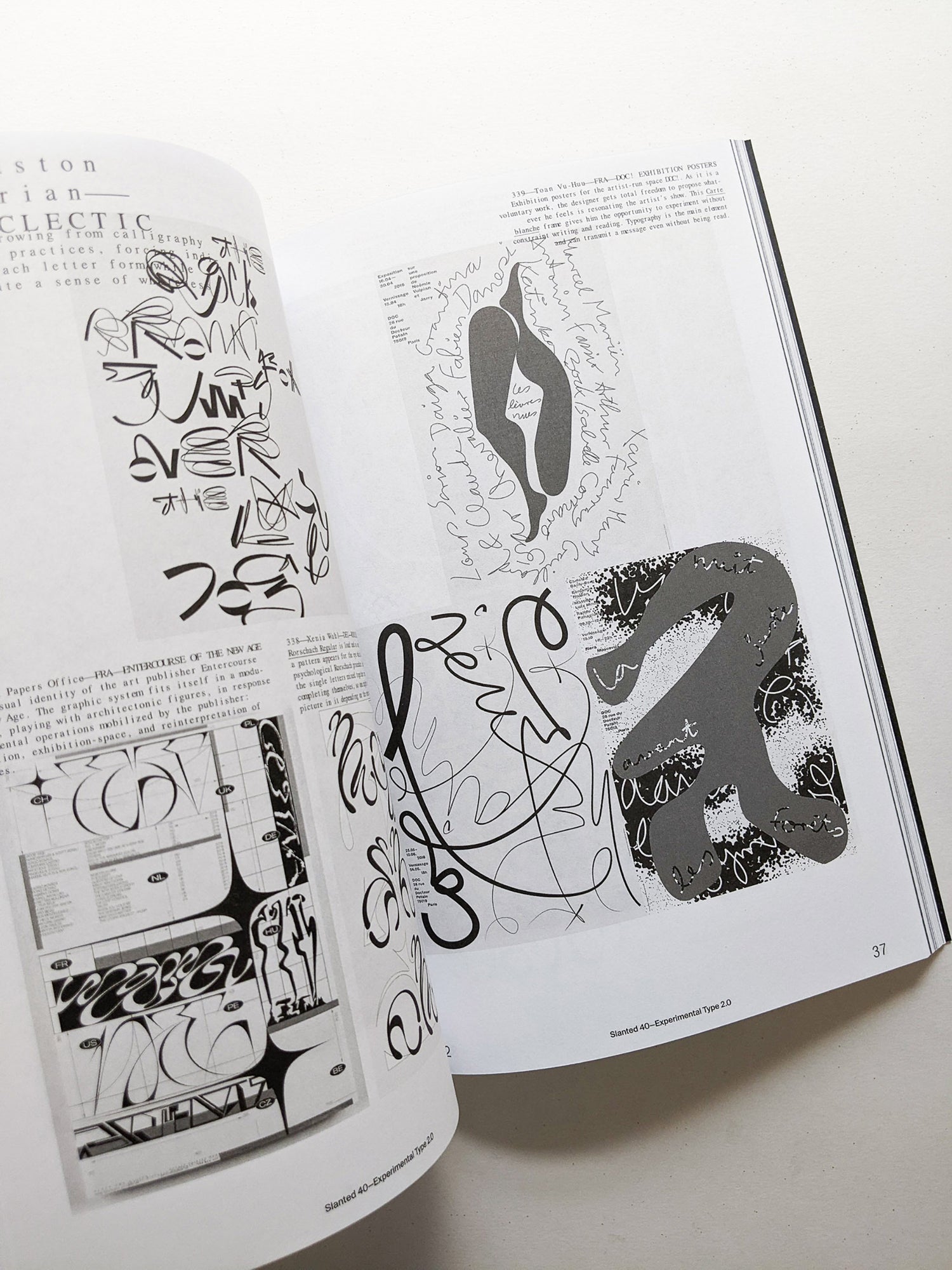 Slanted #40 Experimental Type 2.0 (extended bw reprint)